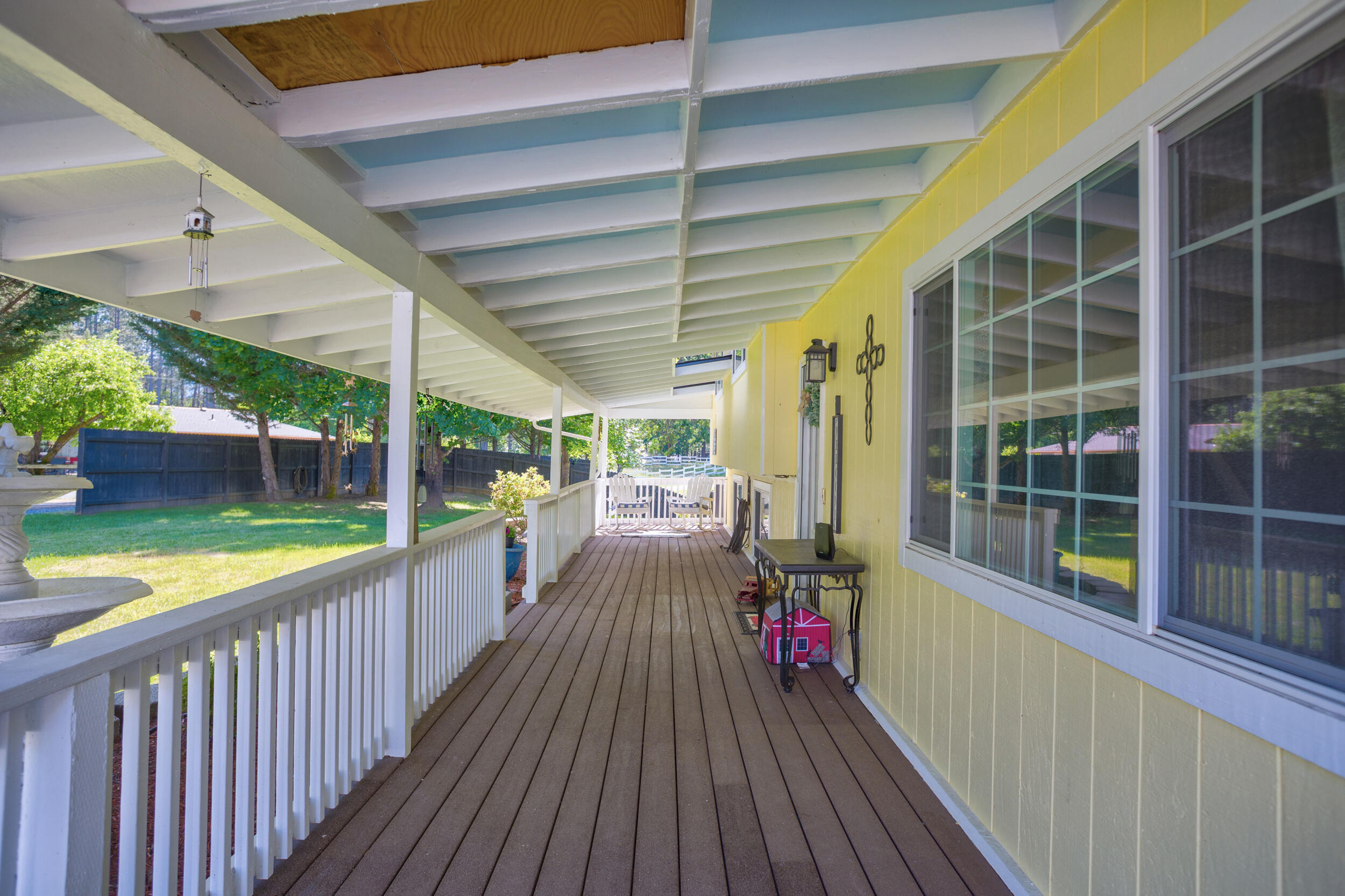 255 Queens Branch Road Rogue River, OR 97537 - Photo 43 of 60 a view of balcony with wooden floor and outdoor space