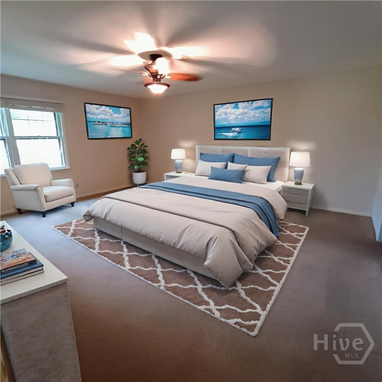 35 Clarendon Road Savannah, GA 31410 - Photo 16 of 41 Master Bedroom AI staging
