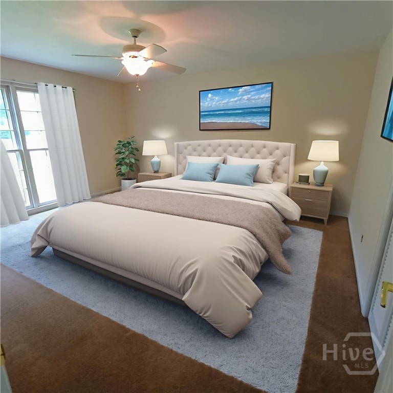 35 Clarendon Road Savannah, GA 31410 - Photo 22 of 41 Corner bedroom AI staging