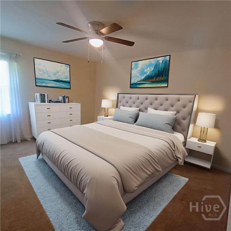 35 Clarendon Road Savannah, GA 31410 - Photo 26 of 41 Middle bedroom AI staged