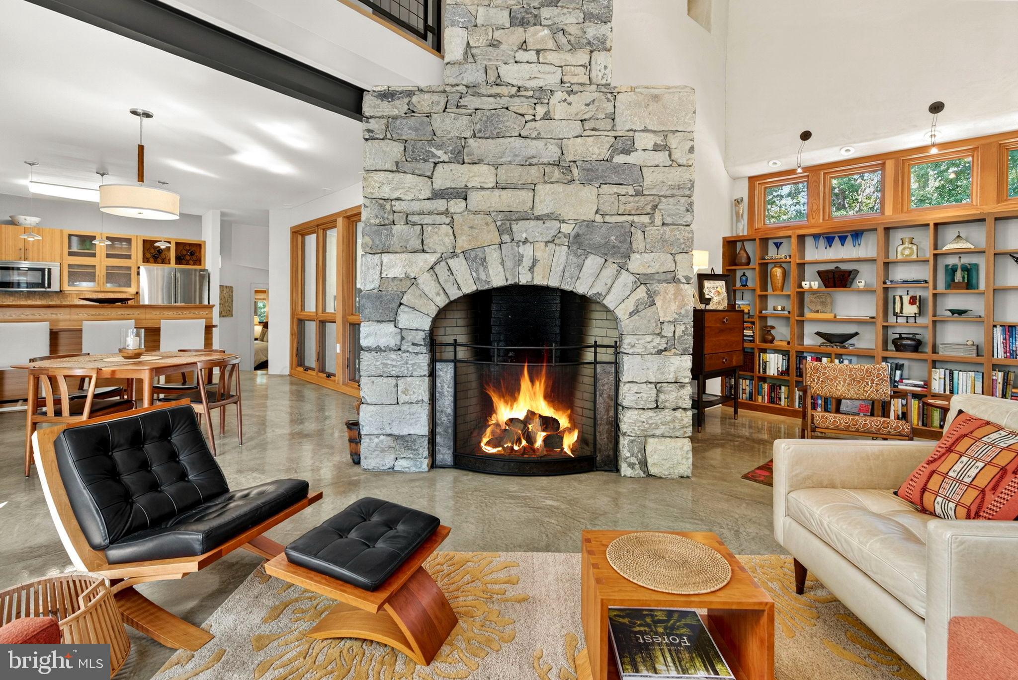79 Marigold Way Gerrardstown, WV 25420 - Photo 3 of 140 a living room with furniture and a fireplace