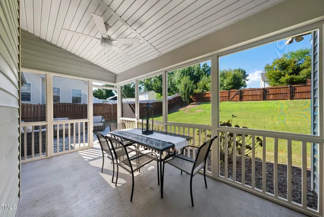 a view of an outdoor seating area