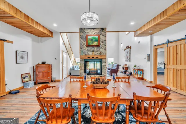 a kitchen with stainless steel appliances granite countertop a sink and cabinets