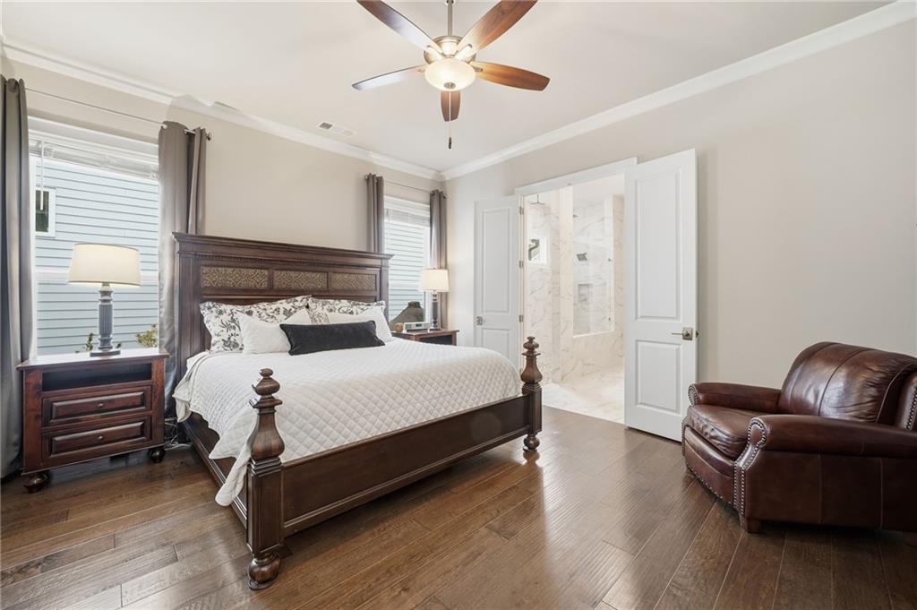 112 Idylwilde Way Canton, GA 30115 - Photo 19 of 46 a bed room with a bed and a couch