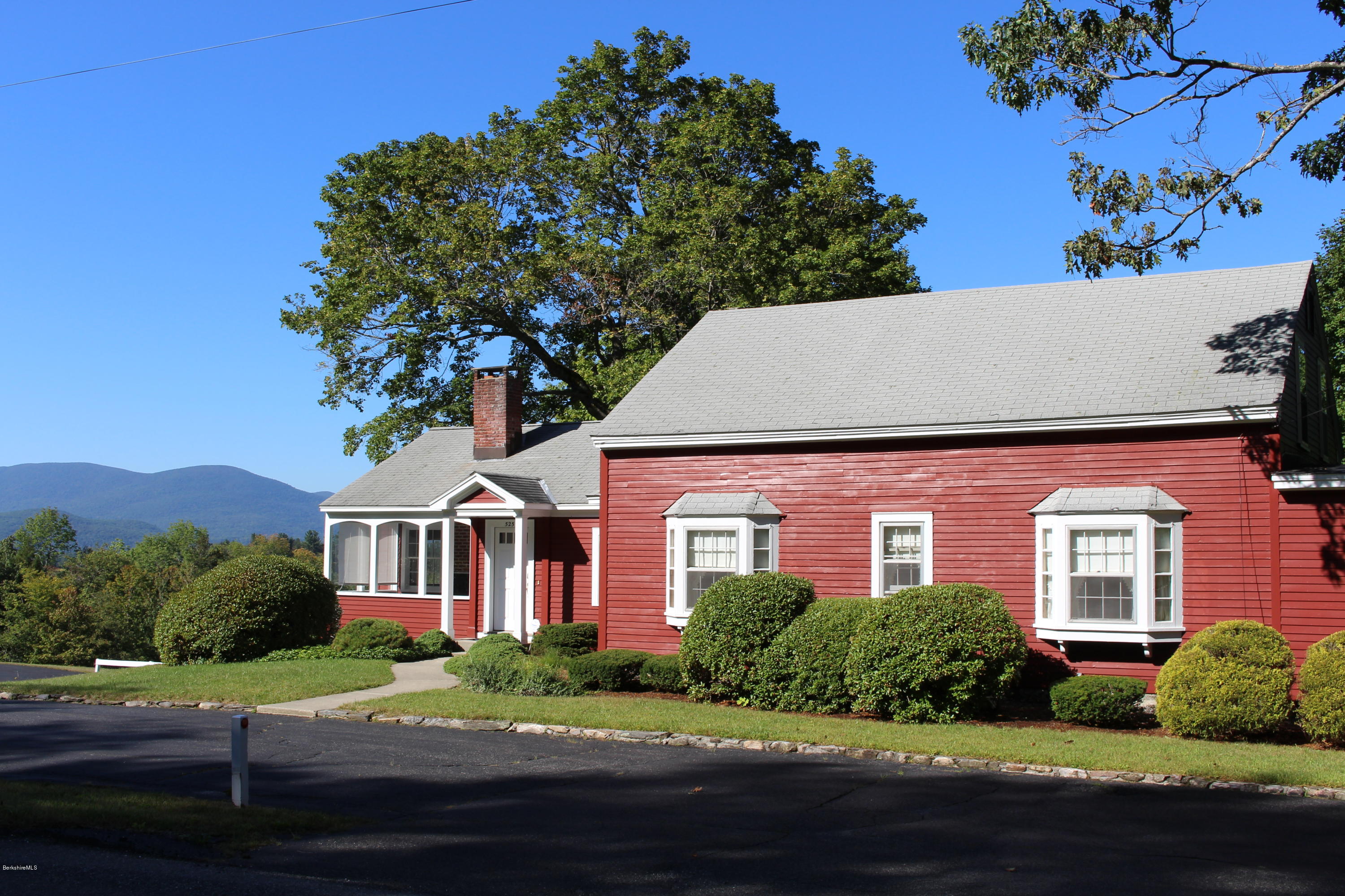 525 E Road Clarksburg, MA 01247 - Photo 3 of 24 front view of house with a yard
