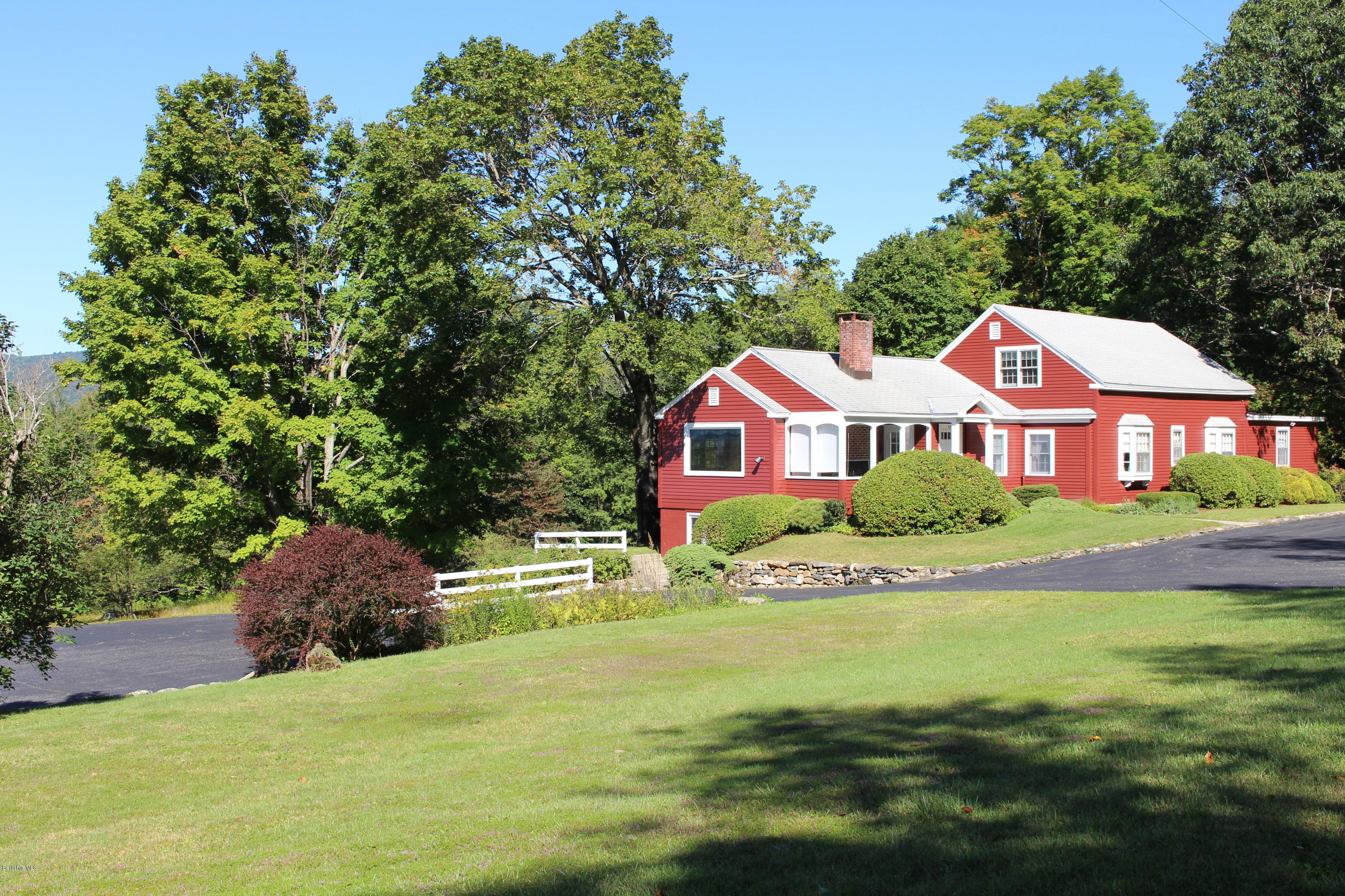 525 E Road Clarksburg, MA 01247 - Photo 4 of 24 a front view of house with yard and green space