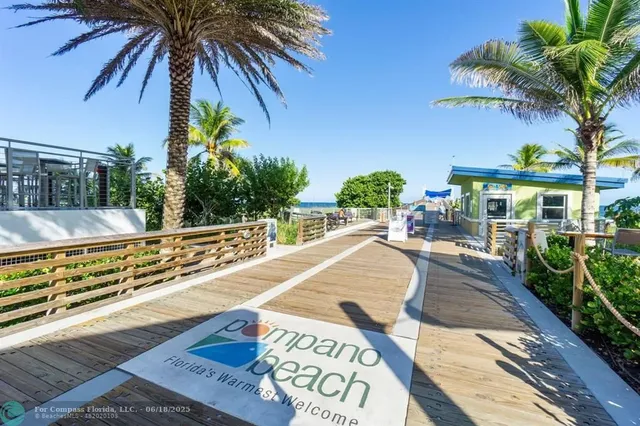 a view of a volley ball court