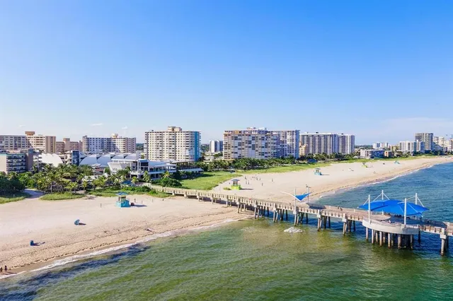 a view of lake and city