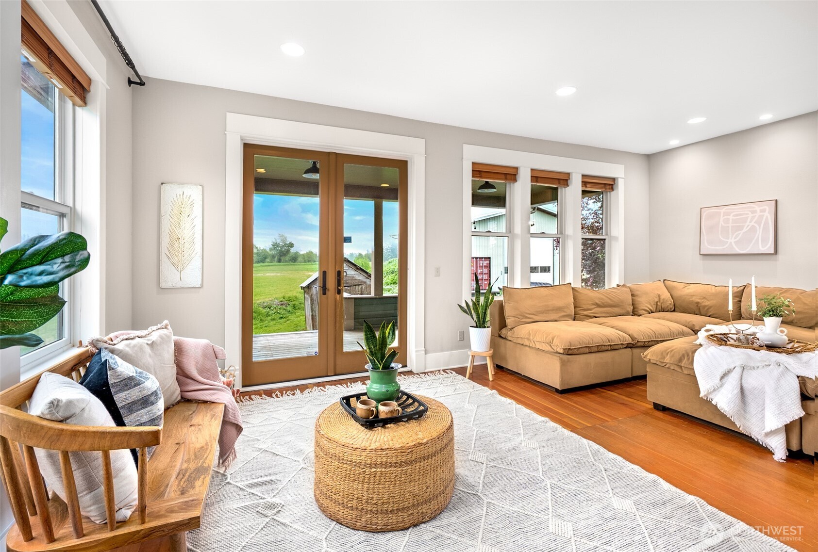 2304 Norman Road Stanwood, WA 98292 - Photo 8 of 39 a living room with furniture and a large window