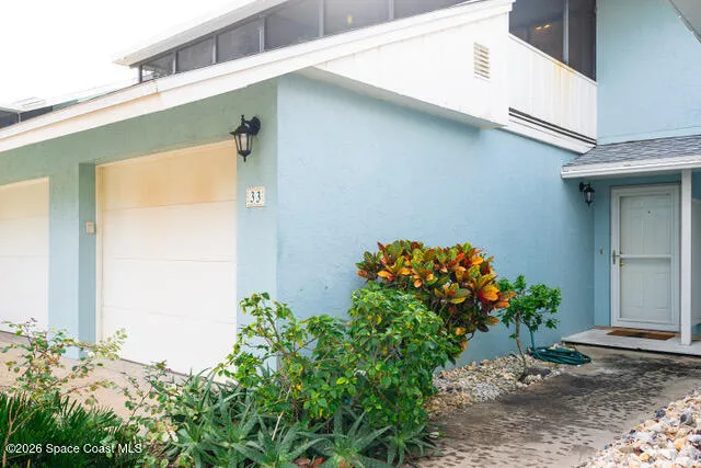 a flowers in front of a house