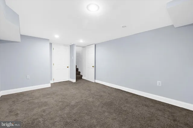 a view of an empty room