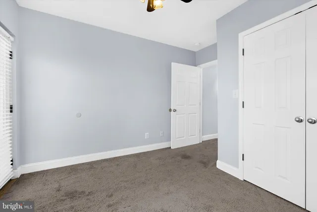 a view of an empty room