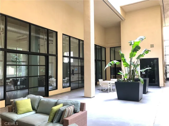 a view of a street with storage