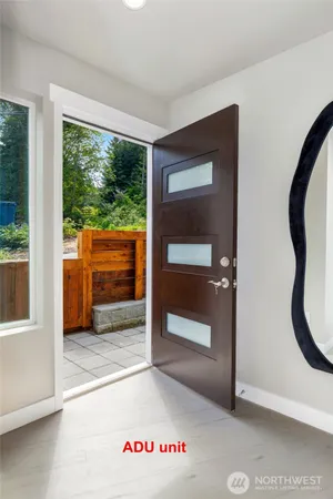 a view of a livingroom and dining room