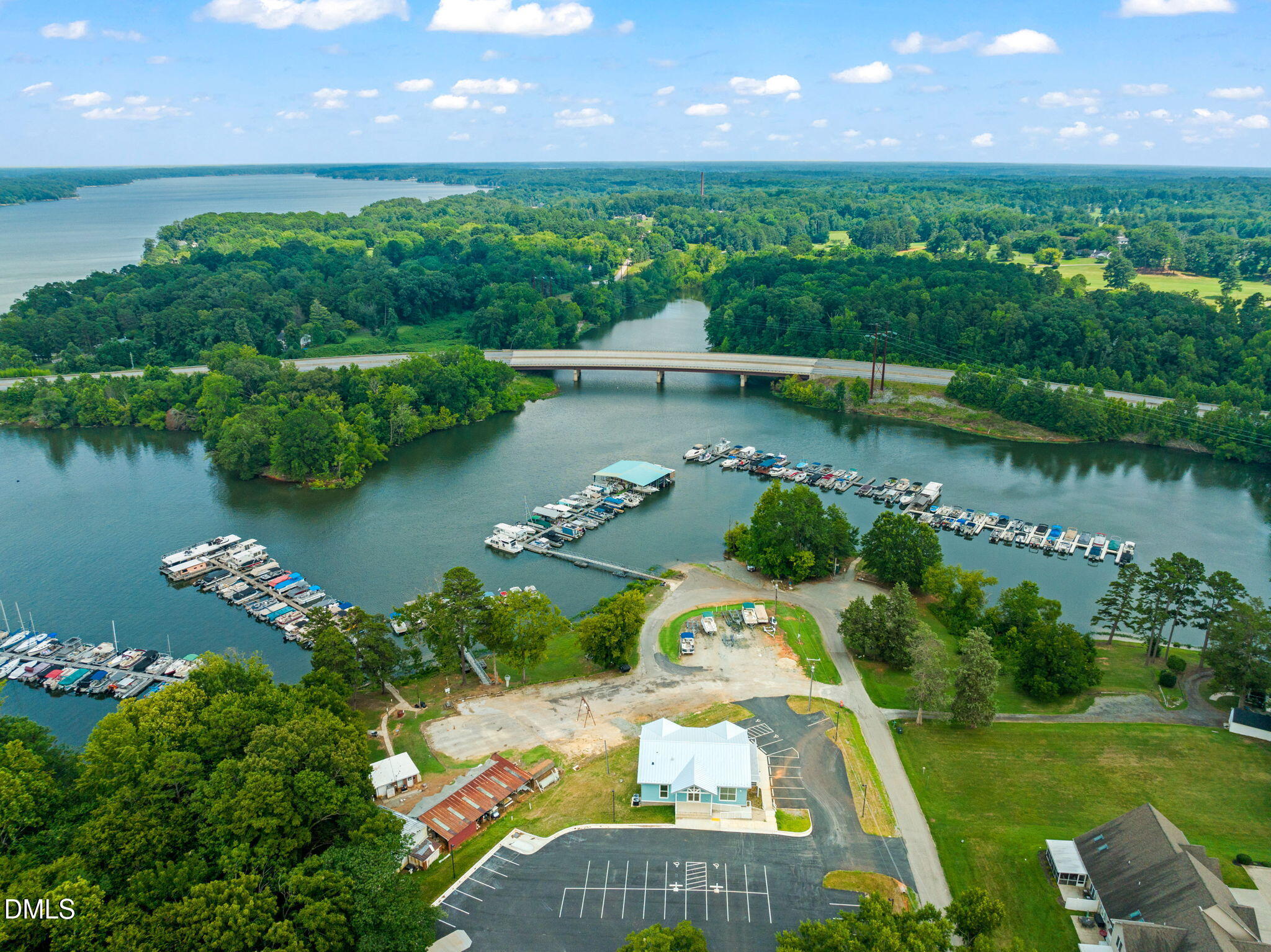 1638 Kingswood Road Buffalo Junction, VA 24529 - Photo 10 of 15 an aerial view of a house with a garden and lake view
