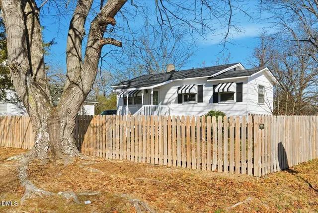 a large tree in the middle of a house