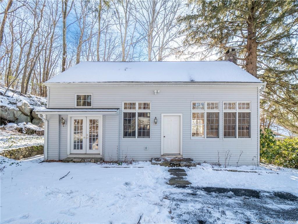 a backyard of a house