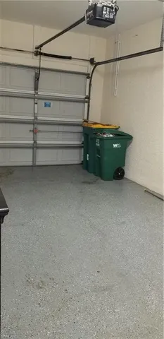 a view of room with racks on the wall