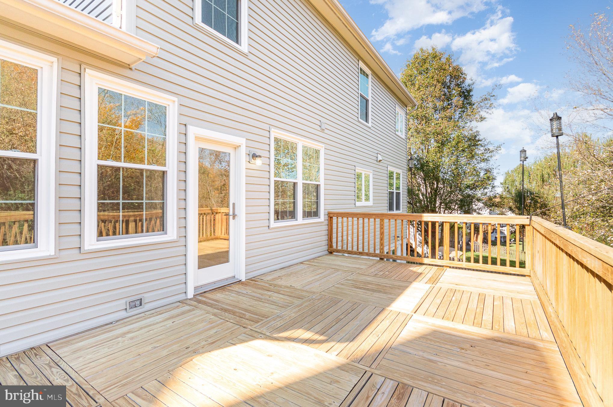 16033 Kings Mountain Road Woodbridge, VA 22191 - Photo 36 of 46 Back deck off the kitchen and family room