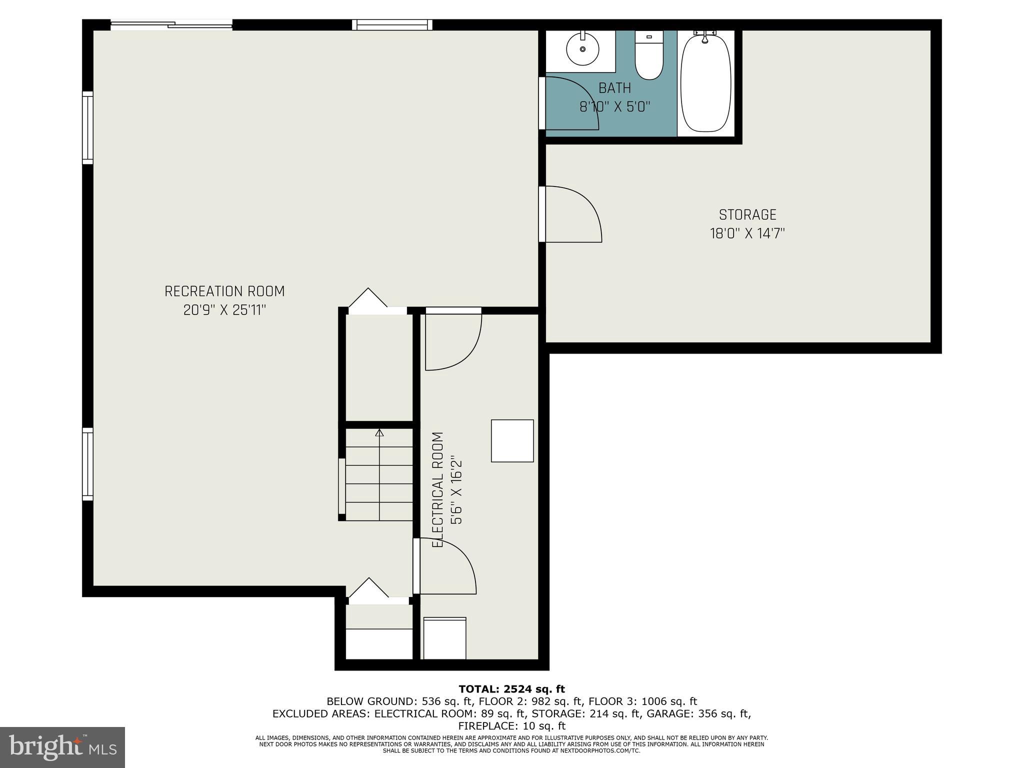 16033 Kings Mountain Road Woodbridge, VA 22191 - Photo 44 of 46 Basement Floor plan