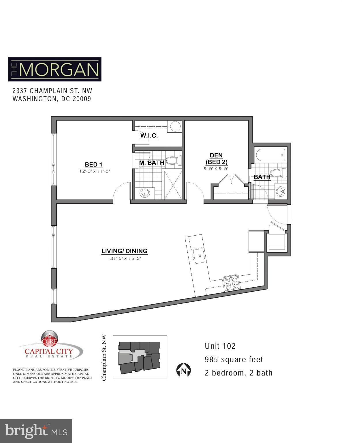 2337 Champlain Street Northwest, Unit 202 Washington, DC 20009 - Photo 19 of 26 Interior (General)
