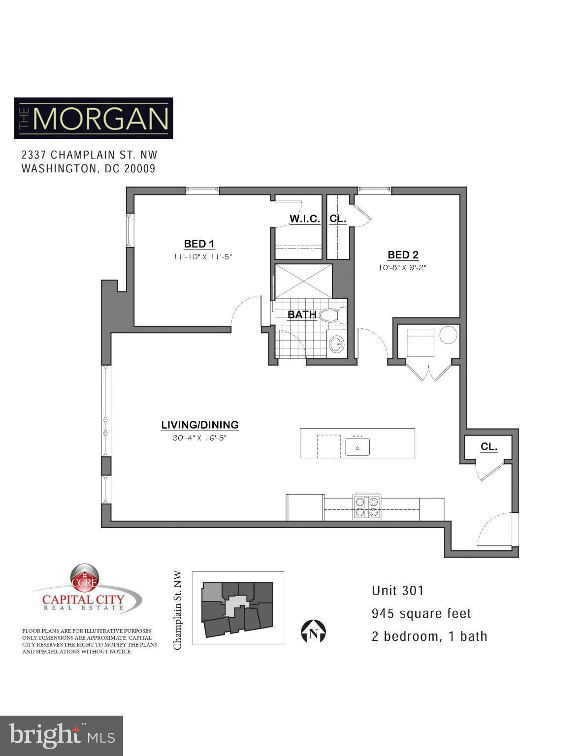 2337 Champlain Street Northwest, Unit 202 Washington, DC 20009 - Photo 20 of 26 Interior (General)