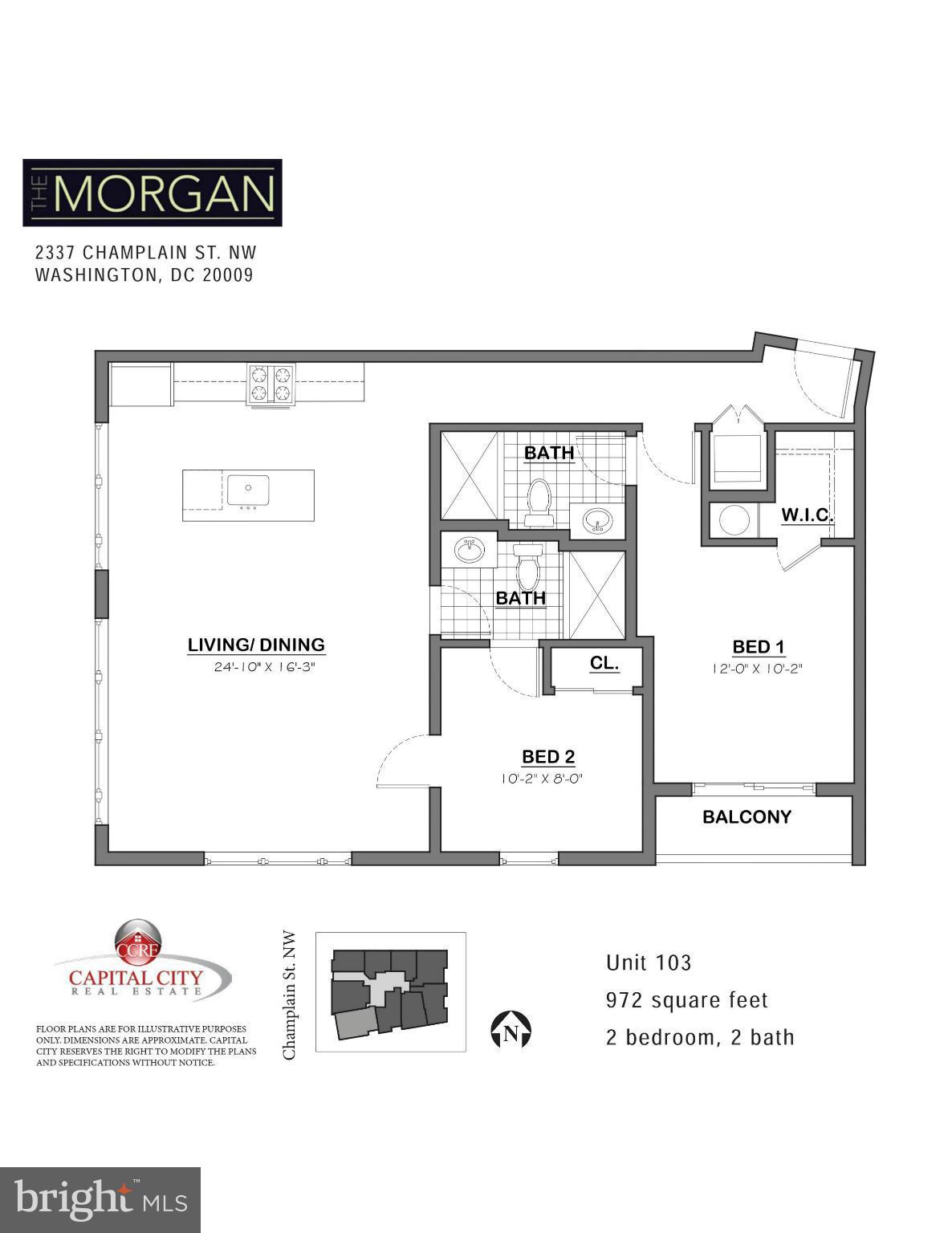 2337 Champlain Street Northwest, Unit 202 Washington, DC 20009 - Photo 21 of 26 Interior (General)