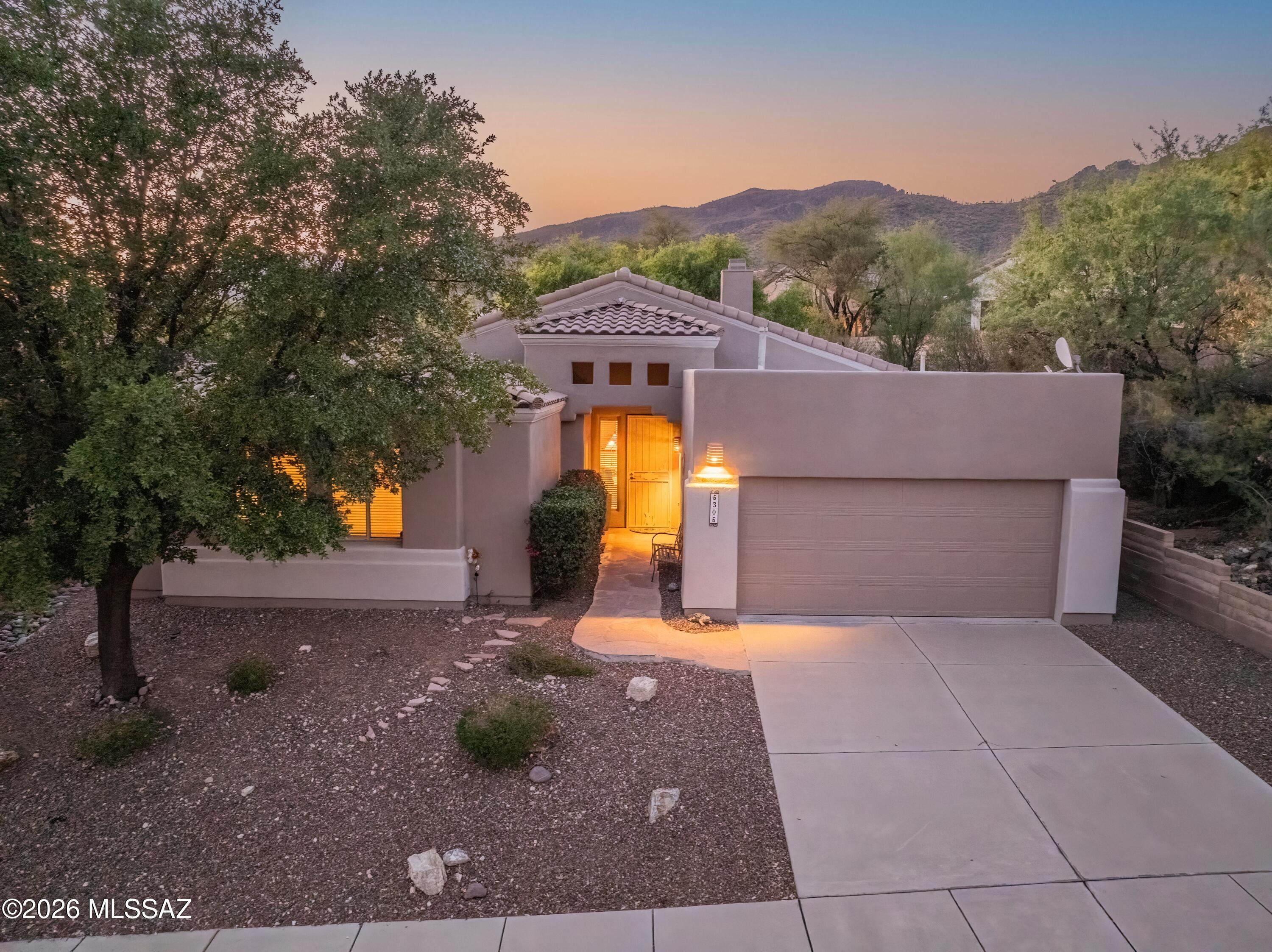 5305 Spring View Drive Tucson, AZ 85749 - Photo 1 of 41 Drone Twilight 1