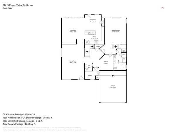 $2,610 | 21415 Flower Valley Circle, Spring, TX 77379