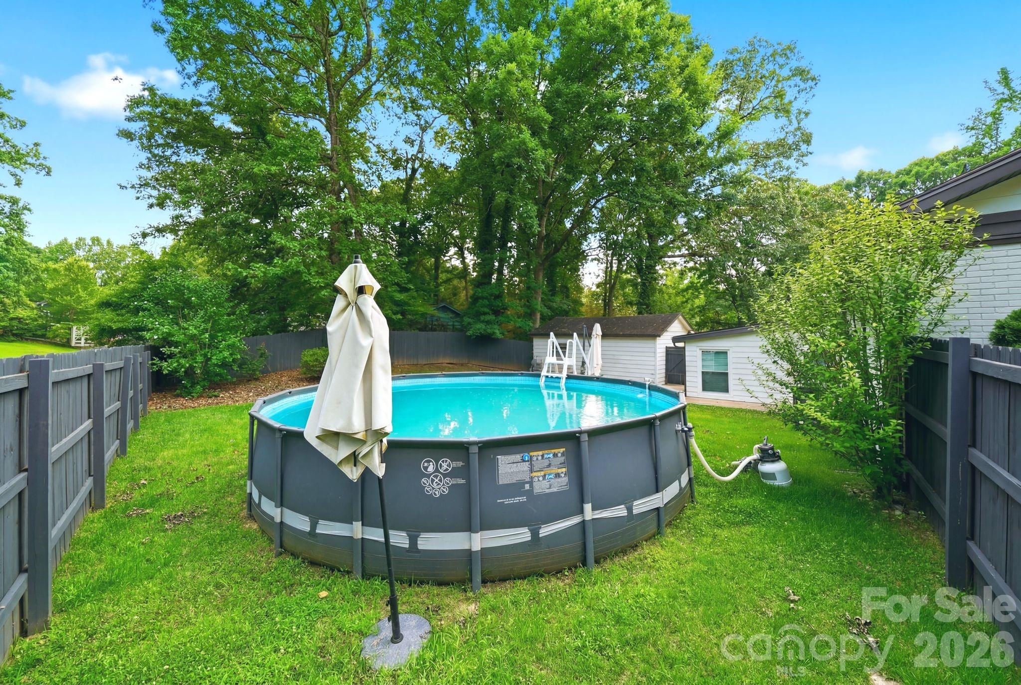 7552 Idlewild Road Charlotte, NC 28212 - Photo 25 of 40 a view of a small house with a backyard