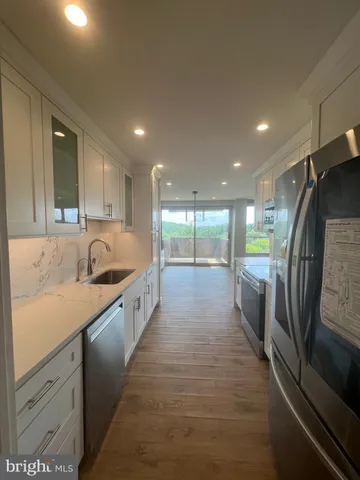 a utility room with a washer and dryer