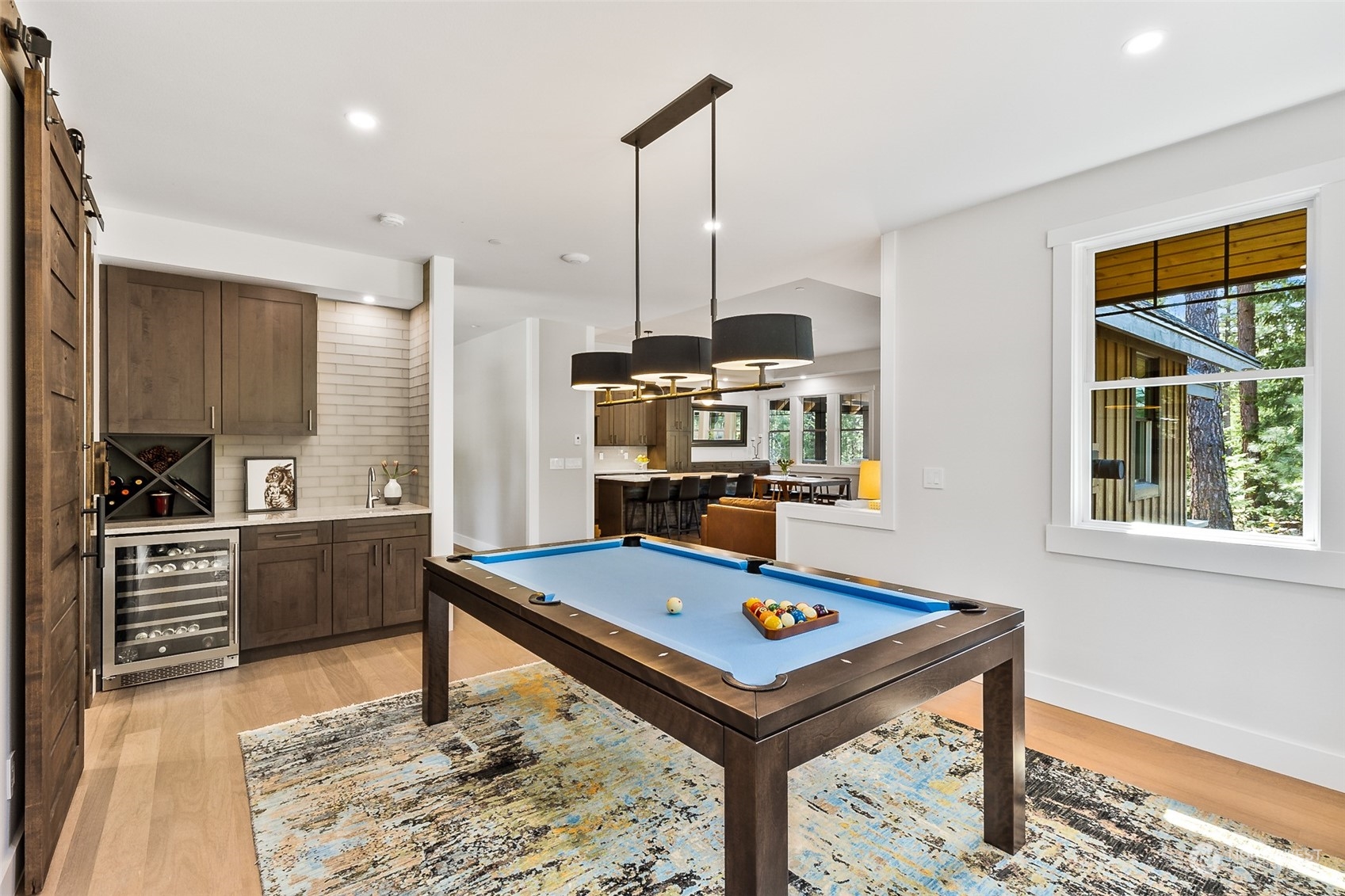 677 Larkspur Loop Cle Elum, WA 98922 - Photo 14 of 38 a room with pool table and windows