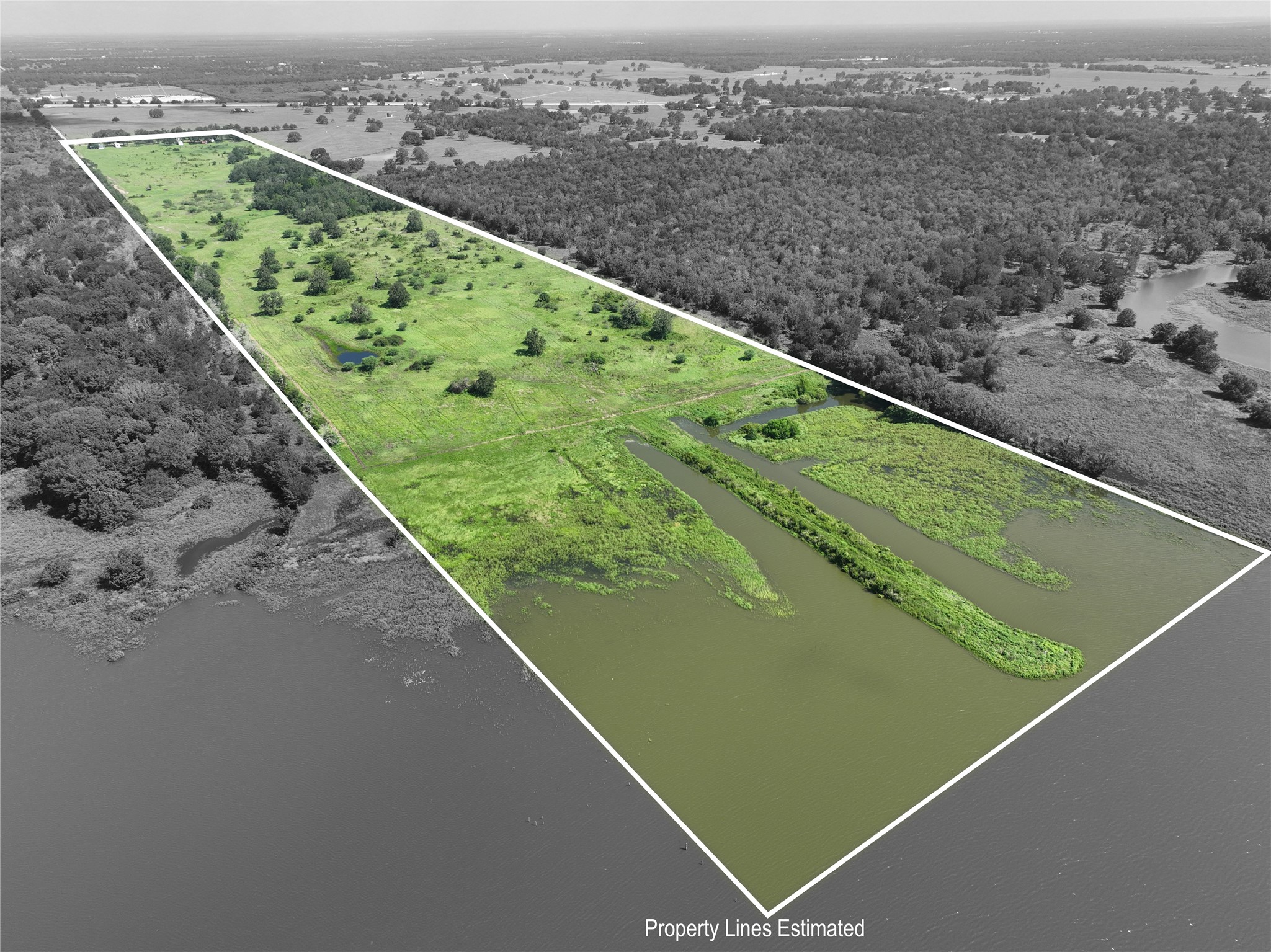 514 Trailer Park Road Carmine, TX 78932 - Photo 19 of 19 a view of a garden from a balcony