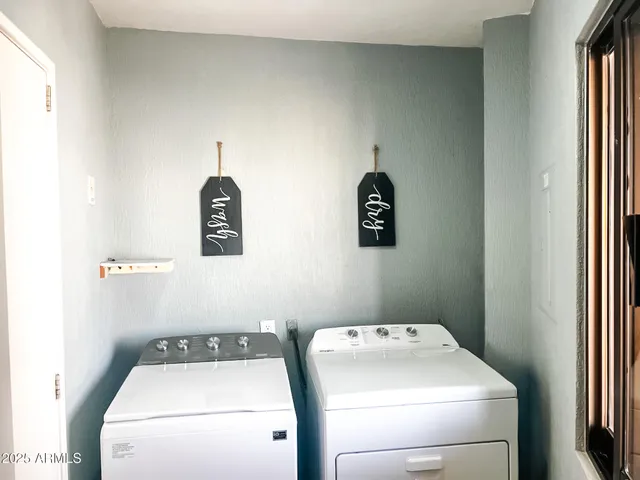 a view of a terrace with a bench