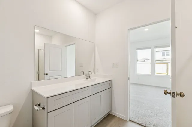 a view of closet area