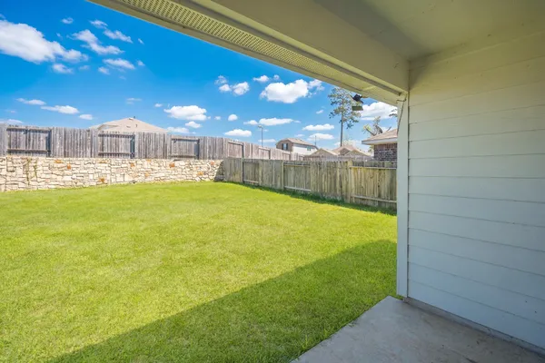 a view of a small space