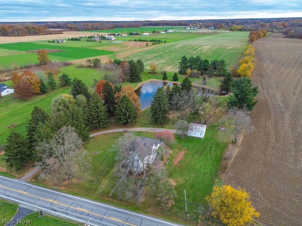 51883 Telegraph Road Amherst, OH 44001 - Photo 2 of 49 Birds eye view of property featuring a water view and a rural view