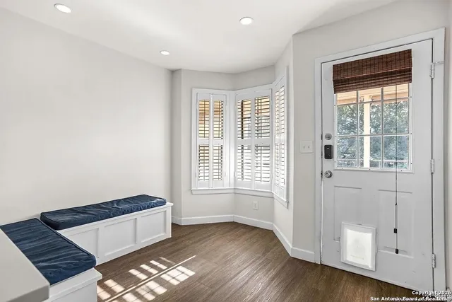 a view of workspace with window