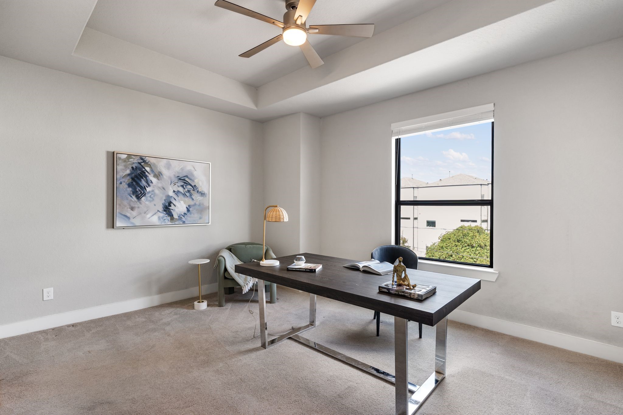 4219 Allen Street Houston, TX 77007 - Photo 19 of 29 a view of a workspace with a window