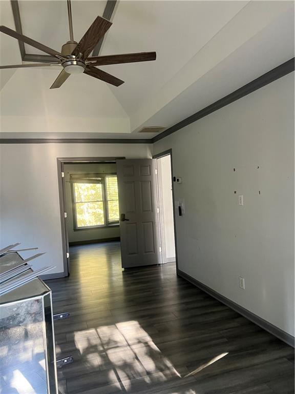3335 Prairie Drive Snellville, GA 30039 - Photo 8 of 29 a view of empty room with wooden floor and fan