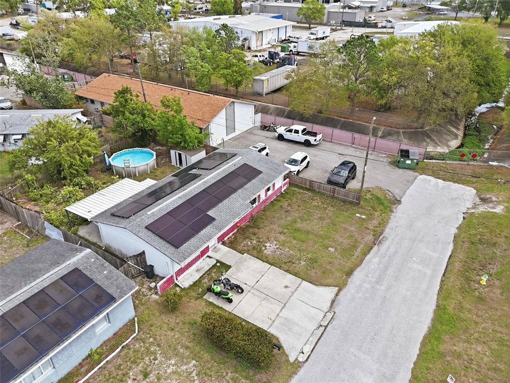 5421 64th Avenue North Pinellas Park, FL 33781 - Photo 34 of 43 an aerial view of a house with a swimming pool