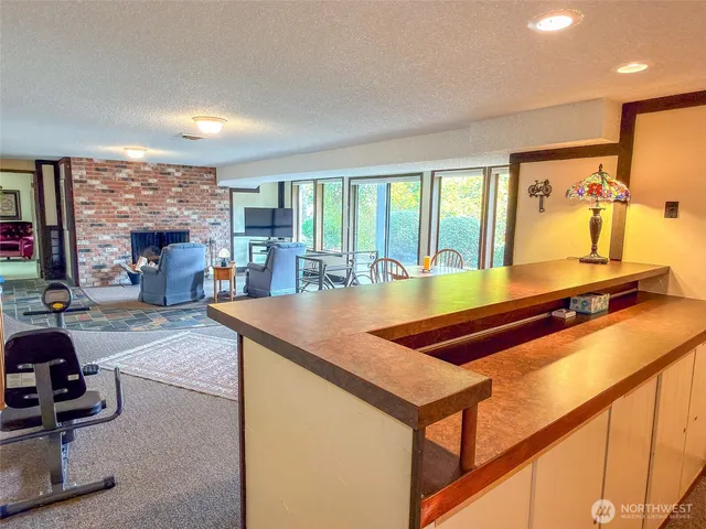 a room with gym equipment