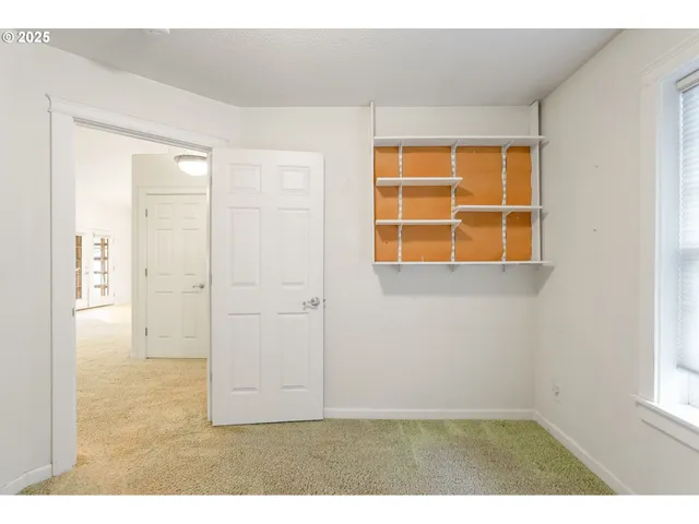 a view of empty room