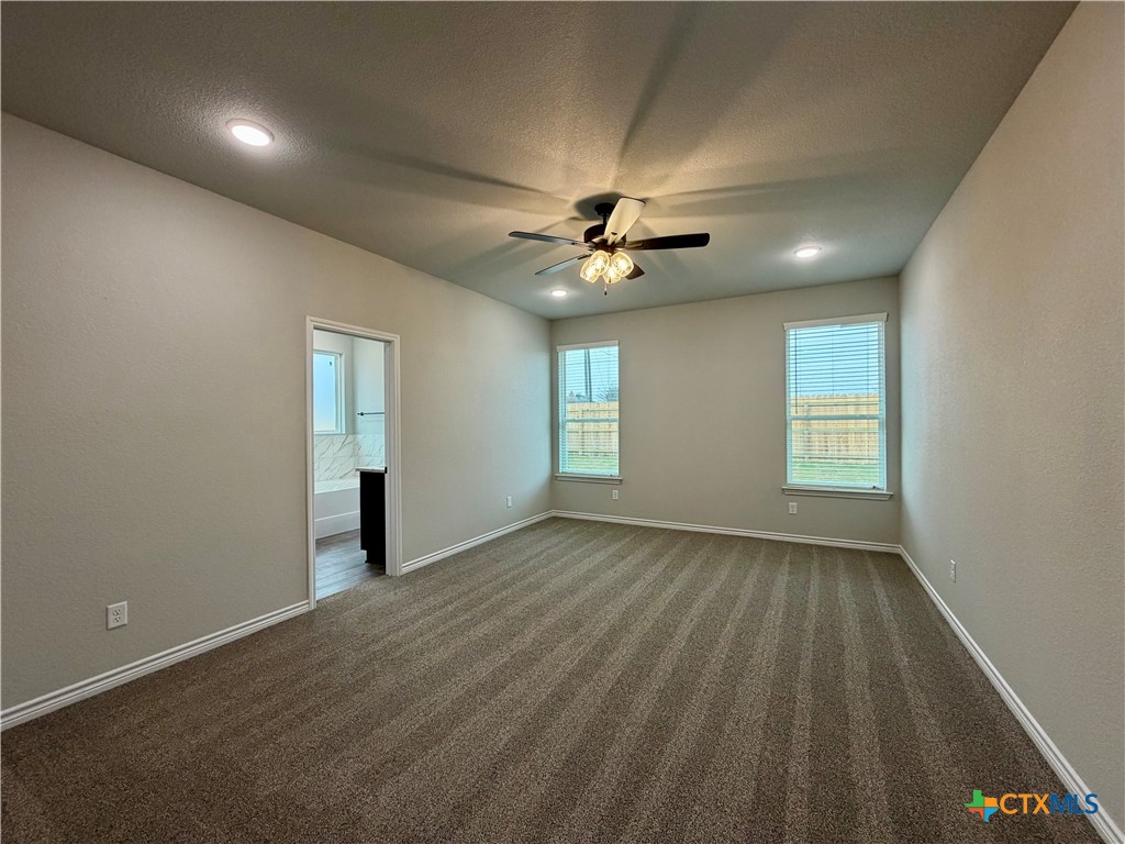 6903 Wizard Drive Killeen, TX 76549 - Photo 10 of 23 an empty room with windows and ceiling fan