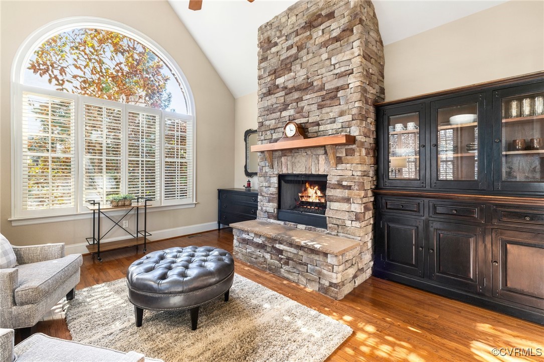 16201 Maple Hall Drive Midlothian, VA 23113 - Photo 21 of 50 Beautiful "Hearth Room" w/2 story Stone Fireplace