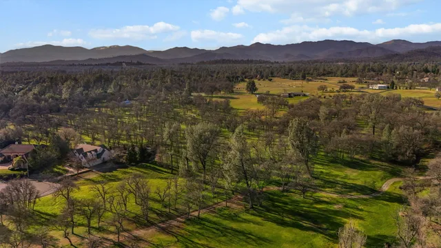 a view of lake with mountain