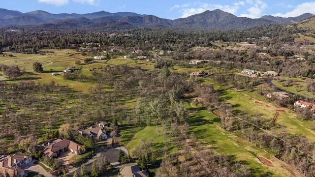 a view of lake and mountain