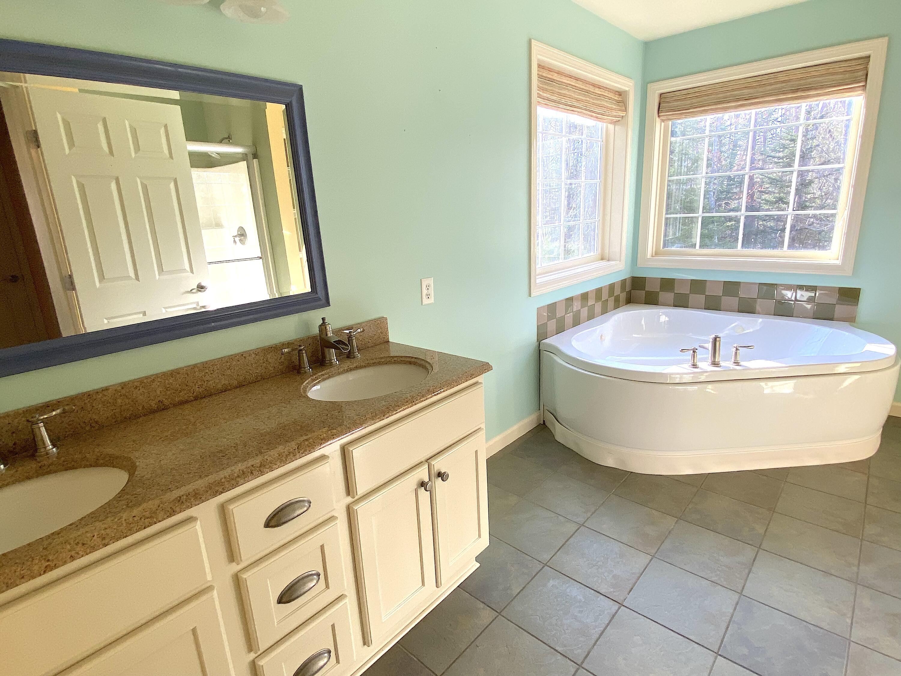 625 Shore Road Northport, ME 04849 - Photo 21 of 35 Primary BR Suite Double Vanity