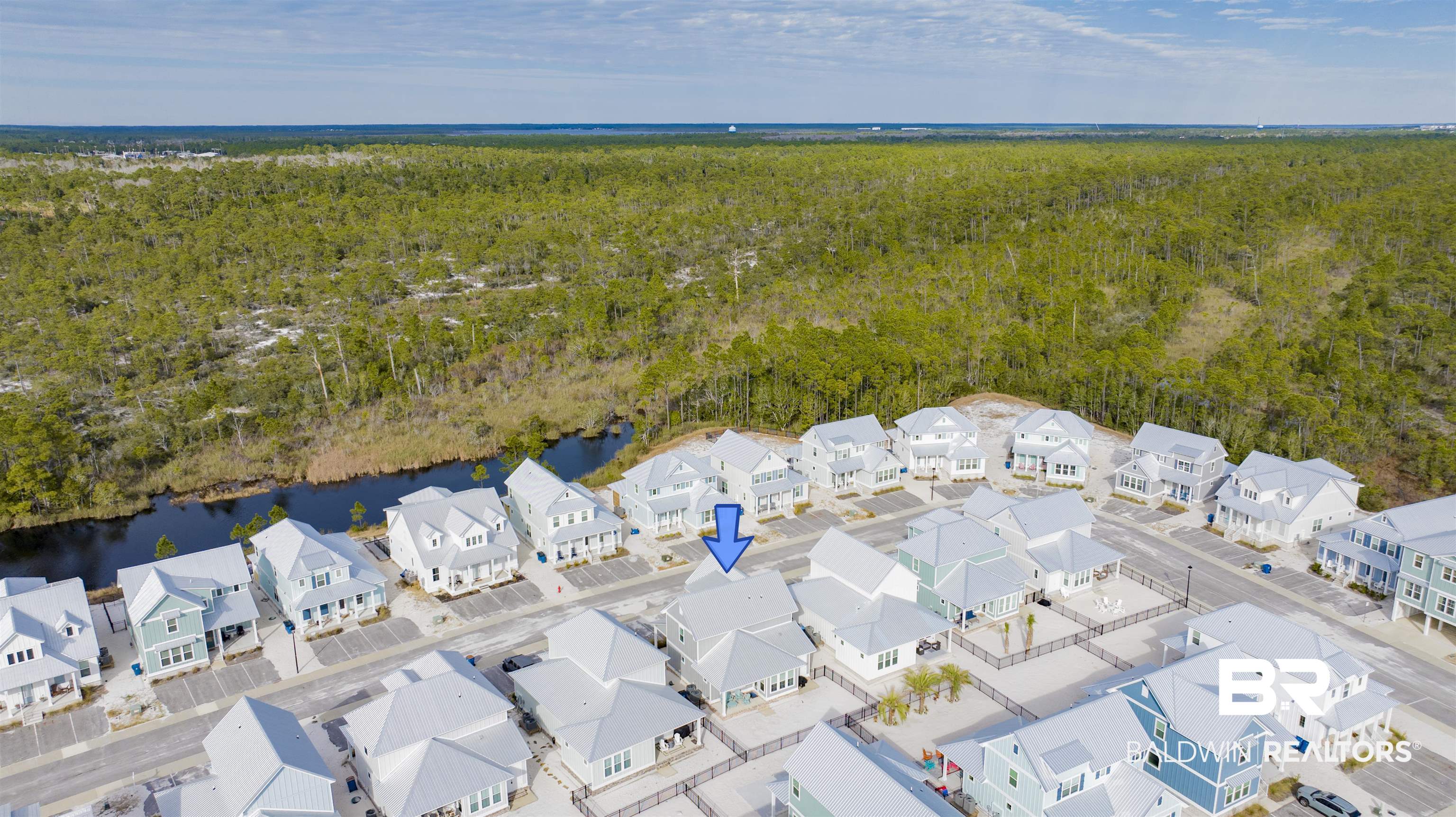24174 Pepper Lane Orange Beach, AL 36561 - Photo 59 of 63 Aerial view with a water view