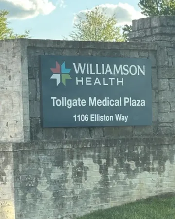 a view of sign board